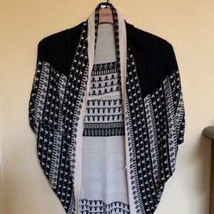 Short sleeve cardigan